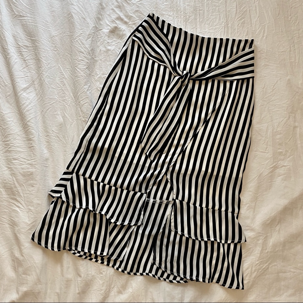 Who What Wear Stripe Skirt
